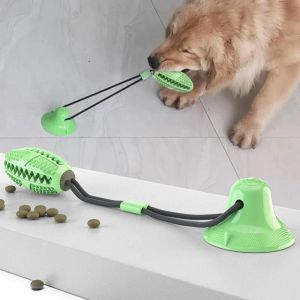 Jouets pour chiens pour mâcheurs agressifs chiens interactifs de grande race jouet à mâcher indestructible ventouse jouet de remorqueur pour animaux de compagnie