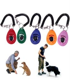 Clicker de formation pour chiens avec bracelet de poignet réglable Click Aid Trainer Aid Key pour la formation comportementale3883296L1665367