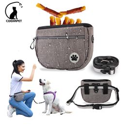 Dressage de chiens Obéissance Agilité Équipement de dressage pour chiens Pochette de rangement pour aliments en plein air Sac de taille pour dressage de chiens de grande capacité Portable Pet Treat Snack Bag 230629