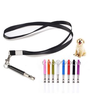 Hond Training Gehoorzaamheid Hoge Frequentie Huisdier Ultrasone Fluitje Met Lanyard Stop Barking Bark Control Honden Afschrikkende Puppy Verstelbare Fluit 230609