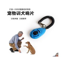 Dog Training Obedience Pet Click Clicker Agility Trainer Aide Fournitures Avec Corde Télescopique Jllquu Eatout 592 S2 Drop Delivery Home Otox8