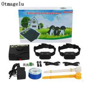 Dog Training Obedience Pet Fence In-Ground Electric Rechargeable Collar Receivers Containment System W-227B For 220830