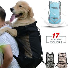 Chien Voyage À L'extérieur Respirant Sac Portable Pet En Plein Air Sac À Dos Sacs Réfléchissants pour Chats Bouledogue Français Accessoires 230307