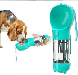 Alimentador de botellas de agua para perros para perros pequeños grandes 300 ml Cabión de viajes Cat Portable Petal Outdoor Pets Pet Produ 53 O24050584