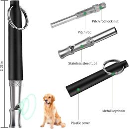 Hondenfluiterij om te stoppen met blaffende apparaat Dog Koper Stille ultrasone training Flute Stop Barking voor Pet Supplies Sound Trainer Tool