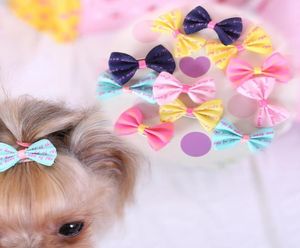 Doggy Stylz Dog toilething Belle arrière-piste de chien artisanale Cat Cat Bows for Hair Aessories5245680