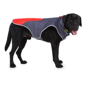 Hondenkleding Waterdicht vest Hondenjack met riemring Huisdierenjas voor wandelen Waterafstotende reflecterende trui voor klein medium groot, rood