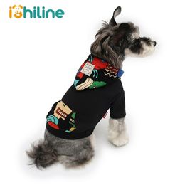 Honden jas kleding teddy nieuwe hondentruien modieuze hondenkleding sport sporten hoody jumper puppy huisdier doek 201028