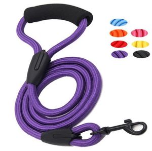 Chiens Laisses Collier Chat Chiot Chaton Chaîne De Plomb Courir Marche Formation Corde De Remorquage Produits Pour Animaux Fournitures Flexible 1.2M Nylon Colliers De Chien