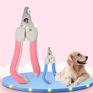 Ensemble de coupe-ongles pour chiens ciseaux pour animaux de compagnie en acier inoxydable ciseaux pour chat fournitures pour animaux de compagnie polyvalentes 2 couleurs et tailles