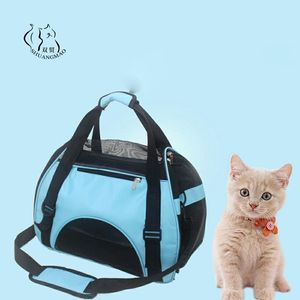 Chiens sac à bandoulière voyage chat chien transportant sac de transport doux respirant petit animal sac à main chat sac à dos S/M/L