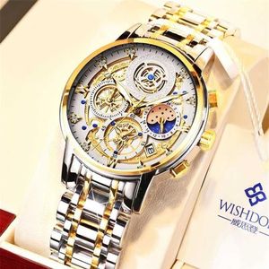 DOIT hommes montre haut de gamme marque grand cadran Sport montres hommes chronographe Quartz montre-bracelet Date mâle horloge Relogio Masculino 220113312S