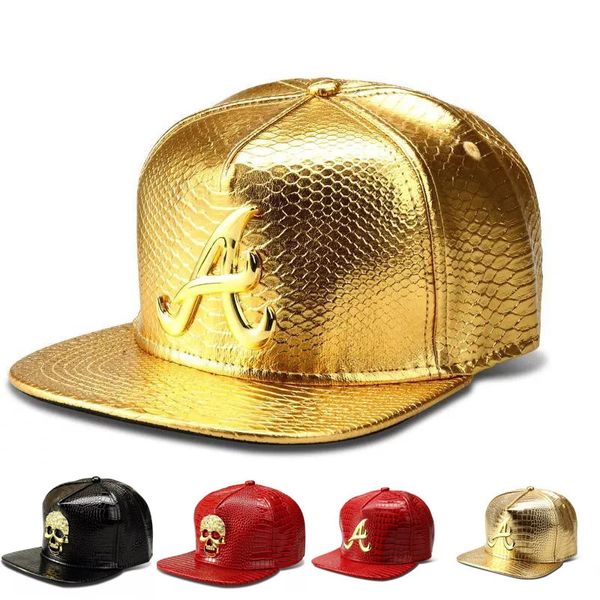 Doit Metal – casquette de Baseball pour hommes et femmes, casquette hip-hop, en cuir, crâne, Dollar, Europe, chapeaux gorras pour hommes et femmes, 240125
