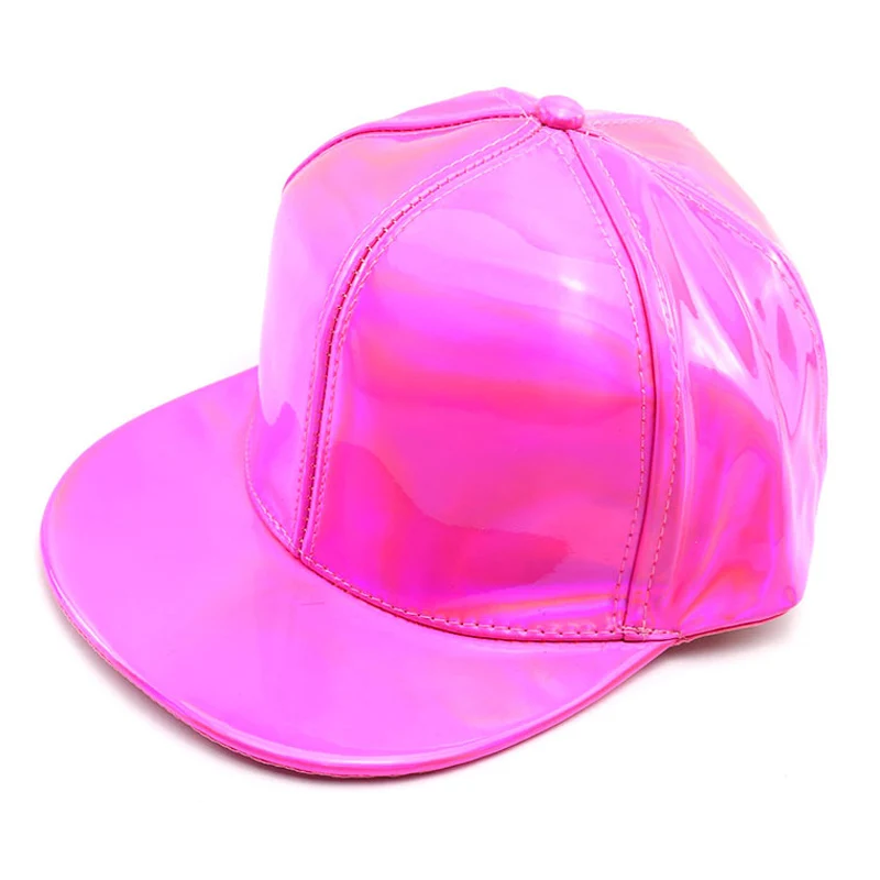 Doitbest Women PU Leather Baseball Cap Men Hip Hop Spring large Boys Girls Snapback Caps suit for Teens Lovers Dance Party