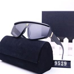 Dolce sunglasess 6177 versión clásica de lujo de gafas de una sola pieza para hombres y mujeres gafas de sol UV400 de fotograma completo con hoja de PC