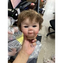 Doll Accessories 19inch Already Painted Reborn Doll Parts Juliette Cute Baby 3D Painting with Visible Veins Cloth Body Included 230812