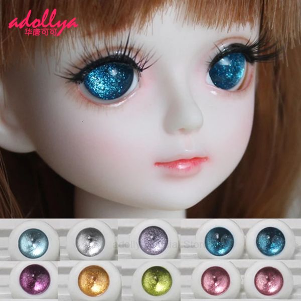 Accessoires de poupée Adollya BJD, yeux 3D en acrylique, globes oculaires Starlight sans pupilles pour s adaptés 13 14 16 s 230427