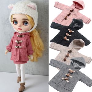 Accessoires de poupée Blyth, vêtements Azone OB22 OB24, manteau en laine à la mode, pull, leggings, jouet cadeau 230904
