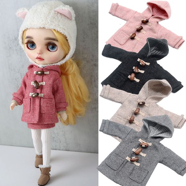 Accessoires de poupée Blyth vêtements Azone OB22 OB24 accessoires de poupée mode manteau en laine pull leggings jouet cadeau 230829