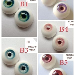 Accessoires de poupées yeux de poupée 12/14/16 / 18m pour 1/3 1/4 1/6 1/8 BJD Doll Plâtre Oey Blood humain réaliste réaliste stéréoscopique Toys Girl Toys ACCESSOIRES 230812