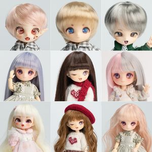 Doll-accessoires OB11 Doll-pruiken Zachte schattige vlecht haar pony Long Hair Doll Special Wig Doll Accessories Multi-Color voor 1/12 BJD GSC YMY 230812