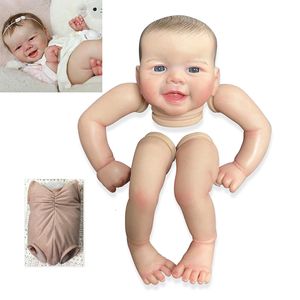 Doll Accessories Reborn Doll Kits for 19inches Soft Vinyl Reborn Baby Dolls Accessories for DIY Realistic Toys for DIY Reborn Dolls Kits 230812