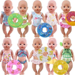 Poupées poupées poupées 15 maillots de bain mignons pour les nouveaux accessoires de vêtements de poupée de natation 18 pouces poupées américaines et 43 wx5.272fkq