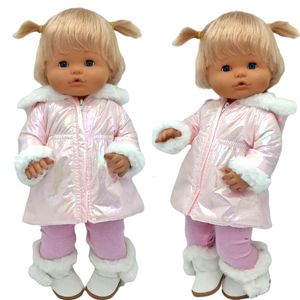 Puppenkörperteile 40 cm Babykleidung Wintermantel Nenuco Kleidung Ropa Y Su Hermanita Zubehör 230329