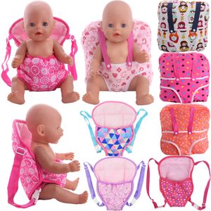 Poppenlichamen onderdelen rugzak voor 18 inch Amerikaans meisjesspeelgoed 43 cm geboren babykleding accessoires nenuco onze generatie herboren 230329