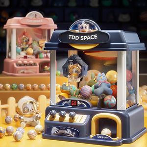 Pop Klauw Machine DIY Kids Muntautomaat Play Game Clip Speelgoed Grote Vangst Speelgoed Kraan Machines Christma Gift 240123