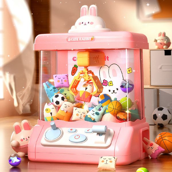 Doll Claw Machine Toy for Kids Automatic Mini Coin opéré jeu jeu Claw Catch Toy Dolls Machines Arcade pour enfants Gift de la journée