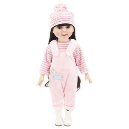 Vêtements de poupée 43 cm articles Kawaii vêtements de poupée de mode robe 18 pouces accessoires de poupée pour fille américaine bricolage jeu d'habillage présent bonne qualité