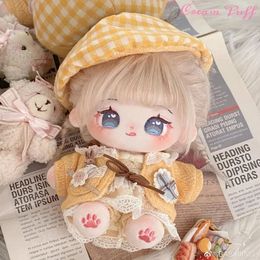 Vêtements de poupée pour 20cm, accessoires de poupées idole, vêtements de poupée en peluche, costume d'ours mignon, tenue de jouet en peluche faite à la main 240129
