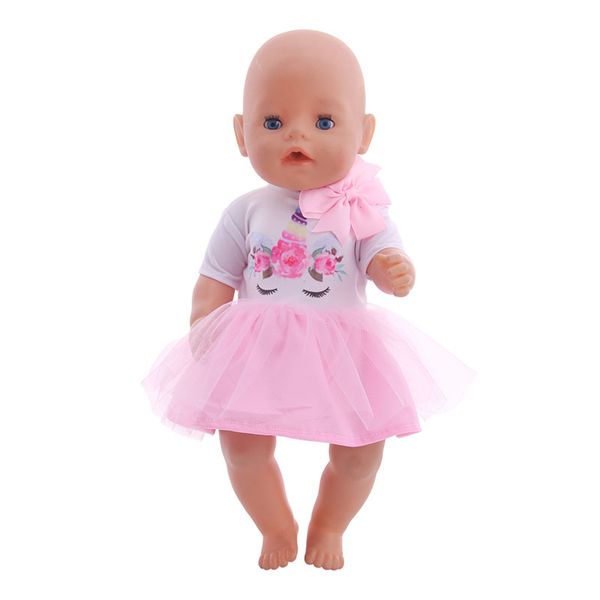 Vêtements de poupée Spring Chaussures Accessoires de vêtements 18 pouces US et 43 cm Baby Newborn Doll Rebirth Girl Toys Notre génération