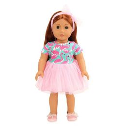 Robe de poupée jouet pour enfants vêtements de poupée faits à la main accessoires de jupe maison de poupée accessoires appropriés pour les petites filles pour habiller des poupées