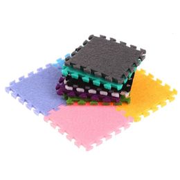 Doll House Accessoires 6pcs 1 12 Multicolor Mat Model Huis Miniatuur Tapijt Tapijtmeubilair voor Decor Kinderen doen alsof Play Toys 230417