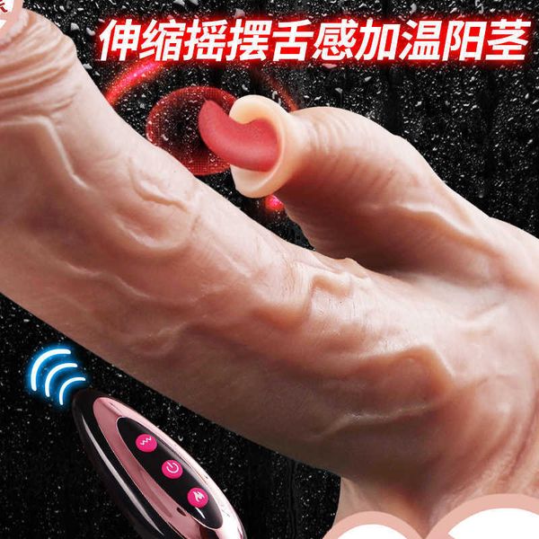 Jouets de poupée masseur sexuel masturbateur pour hommes femmes pipe vaginale succion automatique langue féminine léchage silicone simulation de masturbation pénienne produit amusant BJEH