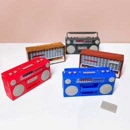Maison de poupée Miniature Radio modèle enregistreur lecteur jouet poupée meubles décor maison de poupées rétro enregistreurs joueurs 1141