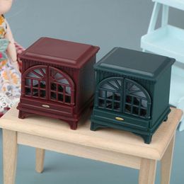 Dollhouse Miniature Simulation Fiche de cheminée Accessoires de meubles pour la maison de poupée