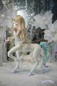 Poupées 1/4 bjd sd, fille fantaisie (tête de Lucy + corps de cheval + ailes) et ensemble complet en résine avancée, cadeau de noël