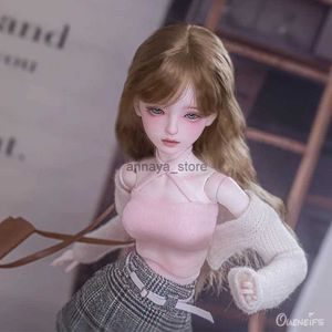 Poppen 1/4 Luna BJD-pop met bloemtaartlichaam Koreaans meisje Groepsspeelgoedmodel Beweegbare gewrichten Professionele naar boven gerichte optie CollectionL2402