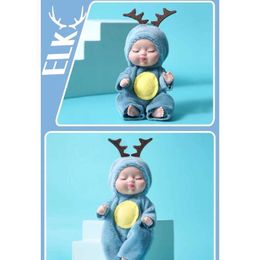 Poupées 1 nouveau à la mode 12 cm renaissance simulée poupée jouet mini mignon somnifère baby série dessin animé jouet animal enfant cadeau s2452201 s2452201 s2452201