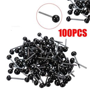 Poppen 100 stuks set glazen ogen 2mm3mm4mm naaldvilten dieren beren konijn hond poppen dierenogen voor doe-het-poppen speelgoedaccessoires 230908