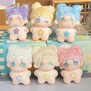 Poupées 10cm mini célébrité épissage en peluche poupée mignonne nue nue peluche jouet remplissage décoration anime jouet jouet forme de Noël cadeau s2452307