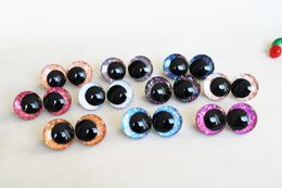 Muñecas 10 piezas 12 mm 14 mm 16 mm 18 mm 20 mm 25 mm 30 mm Dibujos animados 3D Glitter Toy Doll Pupila Ojos con arandela Tamaño de color Opción T10 231012