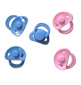 Muñecas 10 unids / lote Chupetes magnéticos para muñecas Reborn Chupetes Pezones Rosa Azul Blanco Color Maniquí magnético apto para bebés Reborn DIY 230928