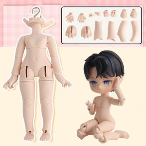 Dolls 112BJD Body Animal Body Cat Bear lichaam voor GSC Clay Head OB11 gewrichts lichaam Eplacement Handgewricht Accessoires Toy 230210