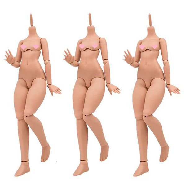 Muñecas 14 Piezas de muñeca Imomodoll 20 Versión Cuerpo Articulado Accesorios para muñecas PVC suave Piel blanca y bronceada Diy Girl Dress Up Toy Regalo de cumpleaños 230907