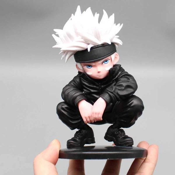 Poupées 15 cm Original Jujutsu Kaisen Figurine Satoru Gojo véritables figurines d'anime Pvc Gk Statue modèle poupée Figurine Collection cadeau L2403