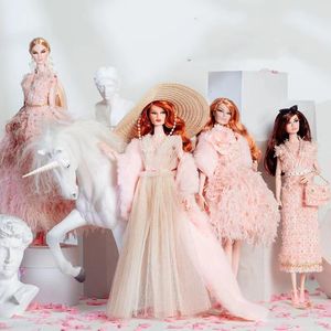 Dolls 16 BJD -poppenkleding voor Barbie kleding Handgemaakte geavanceerde op maat gemaakte trouwjurk voor Barbie Accessories kledingjurk 11,5 